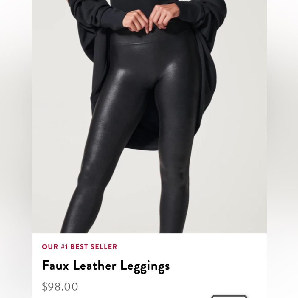 Spanx faux leather legging